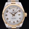 Rolex Daydate Two-Tone 40MM Automatic White Dial With Arabic Time Markers President Bracelet